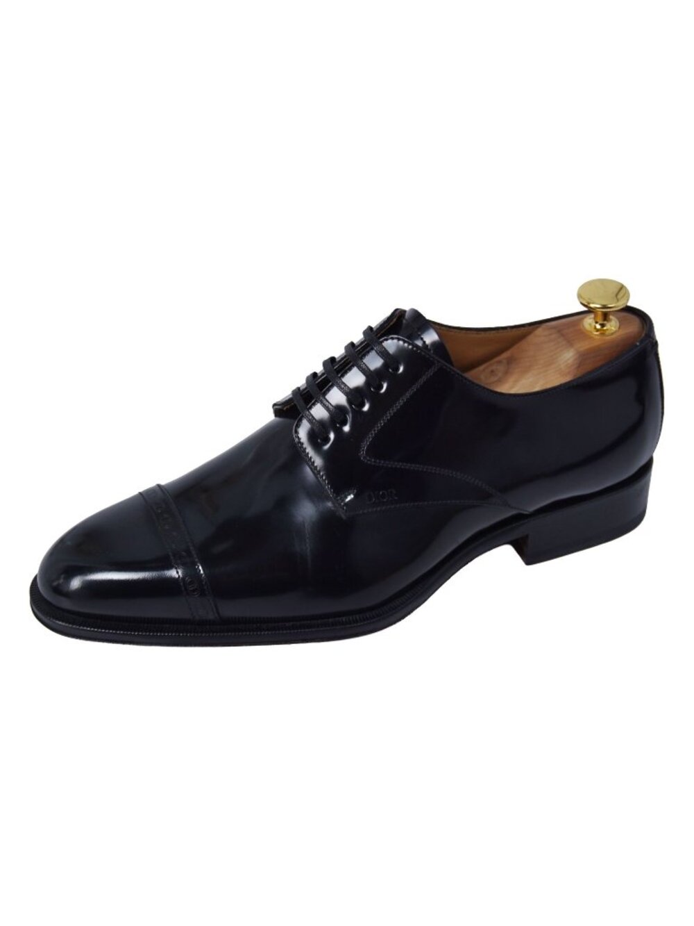 Dior Leather Shoes Business Derby Black